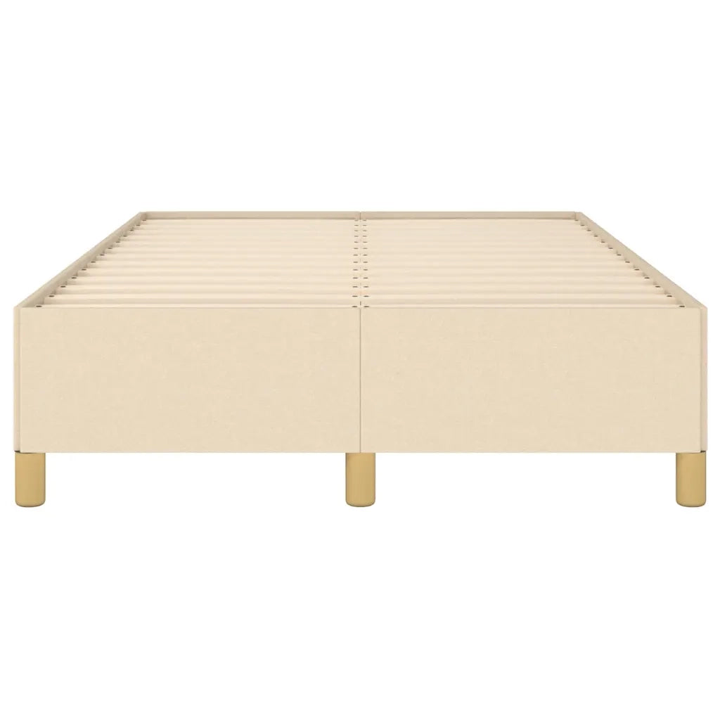 vidaXL Giroletto senza Materasso Crema 120x190cm in Tessuto