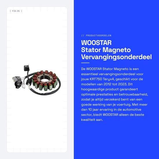 Alternatore Magneto Ricambio per KRT750 Teryx4 2012-2023