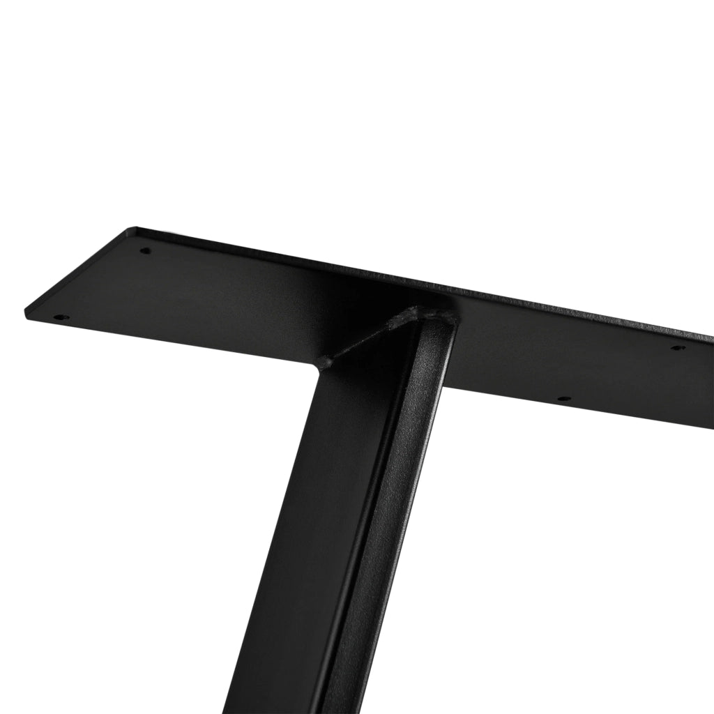 Set di 2 gambe per tavolo in metallo nero 72 cm 03_0003651