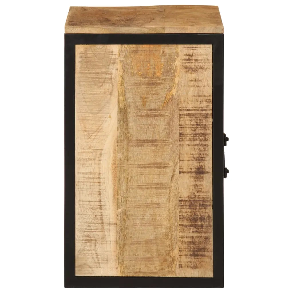 Mobile da Bagno 40x30x50 cm in Legno Massello di Mango e Ferro 358573