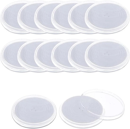 Capsule Munten in Plastica da 12 - Mappa per Raccolta di Monete