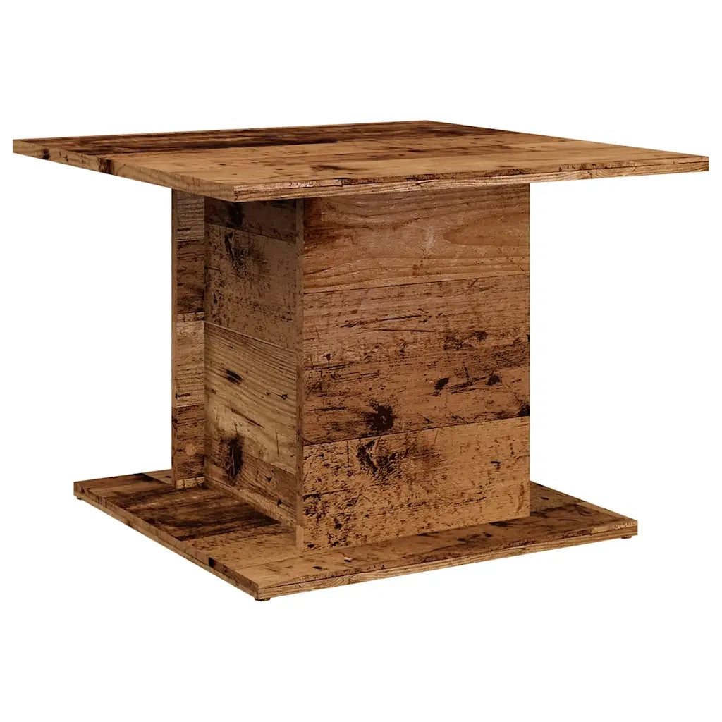 vidaXL Tavolino da Salotto Legno Antico 55,5x55,5x40 cm in Truciolato
