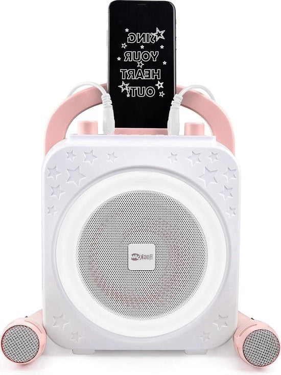 Sistema Karaoke per Adulti - Macchina Karaoke Bluetooth con Due Microfoni Sistema Karaoke per Adulti