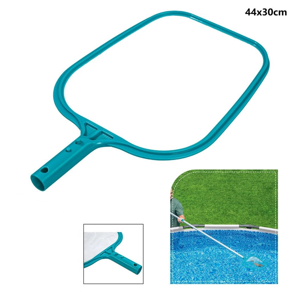 Trade Shop - Retino Di Superficie Raccogli Foglie Per Pulizia Detriti Piscina 44x30x4cm 58277 -
