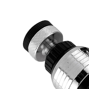 Aeroflux a due getti con doccetta a snodo, filetto f22 con riduzione m24