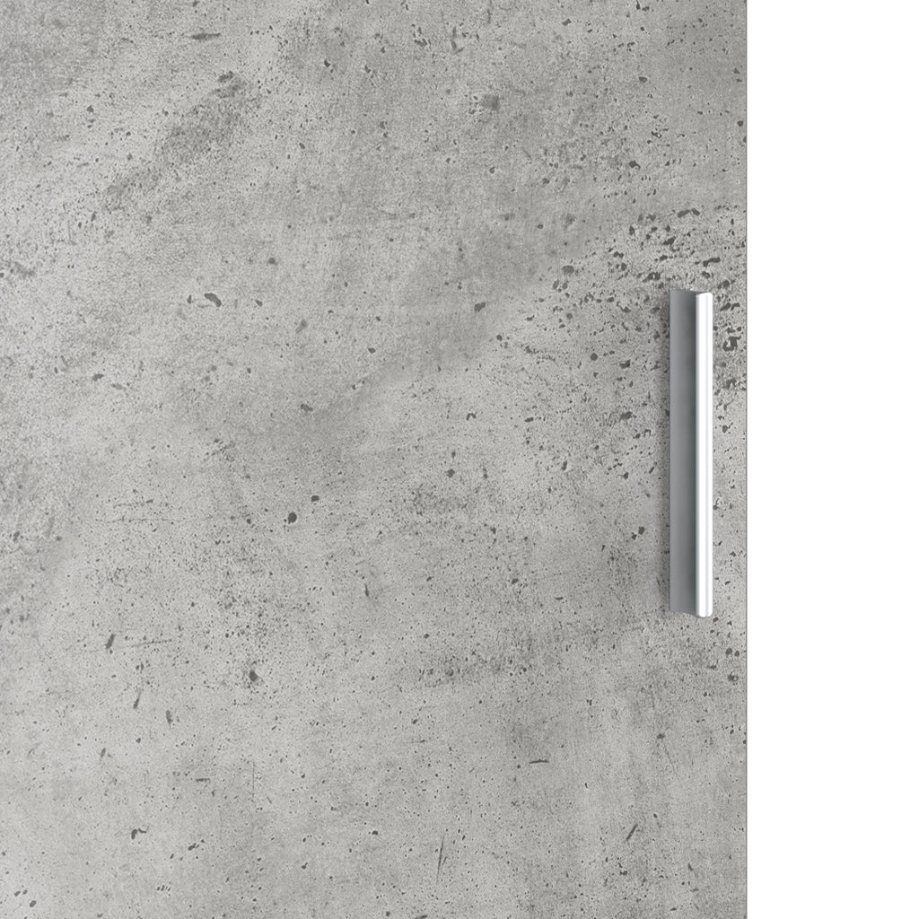 Mobile Buffet Grigio cemento MDF con laminato effetto cemento