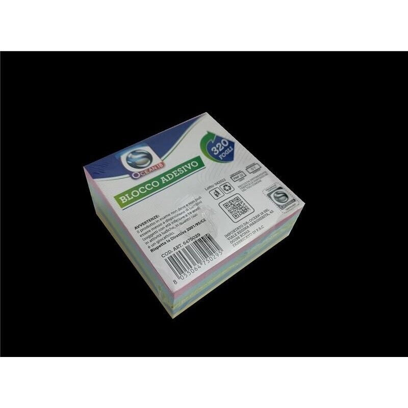 BLOCCO ADESIVO CON 320 FOGLI 7,5 X 7,5 CM