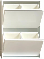Afval contenitore da cucina con grande capacità e valvole in acciaio inox - Soluzione di stile e pratica per la conservazione