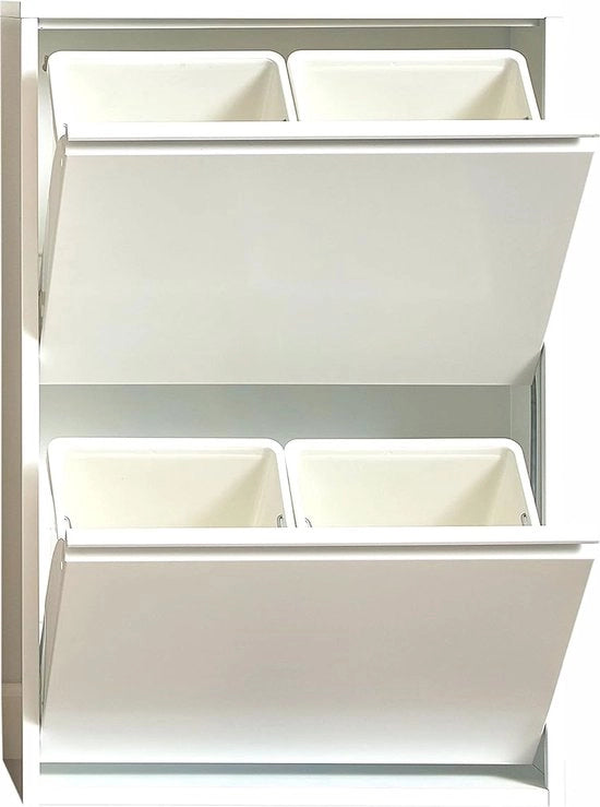 Afval contenitore da cucina con grande capacità e valvole in acciaio inox - Soluzione di stile e pratica per la conservazione
