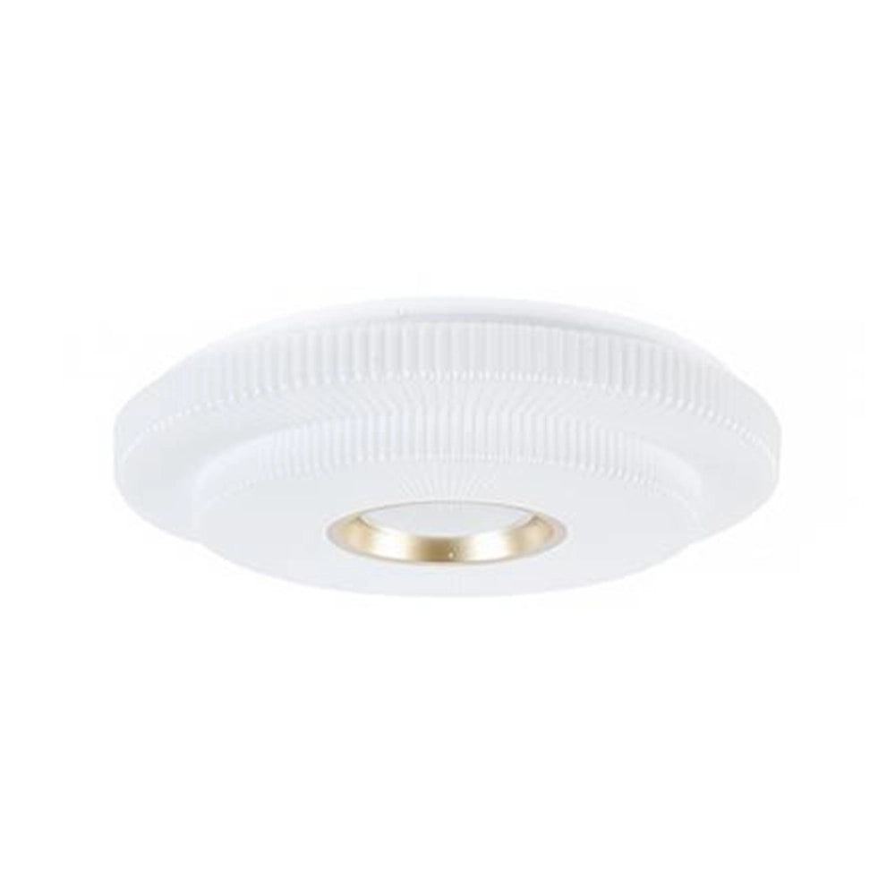 Trade Shop - Plafoniera Led Lampada Da Soffitto 45w Luce Bianco Freddo 6500k Oro Bianco 45502 -