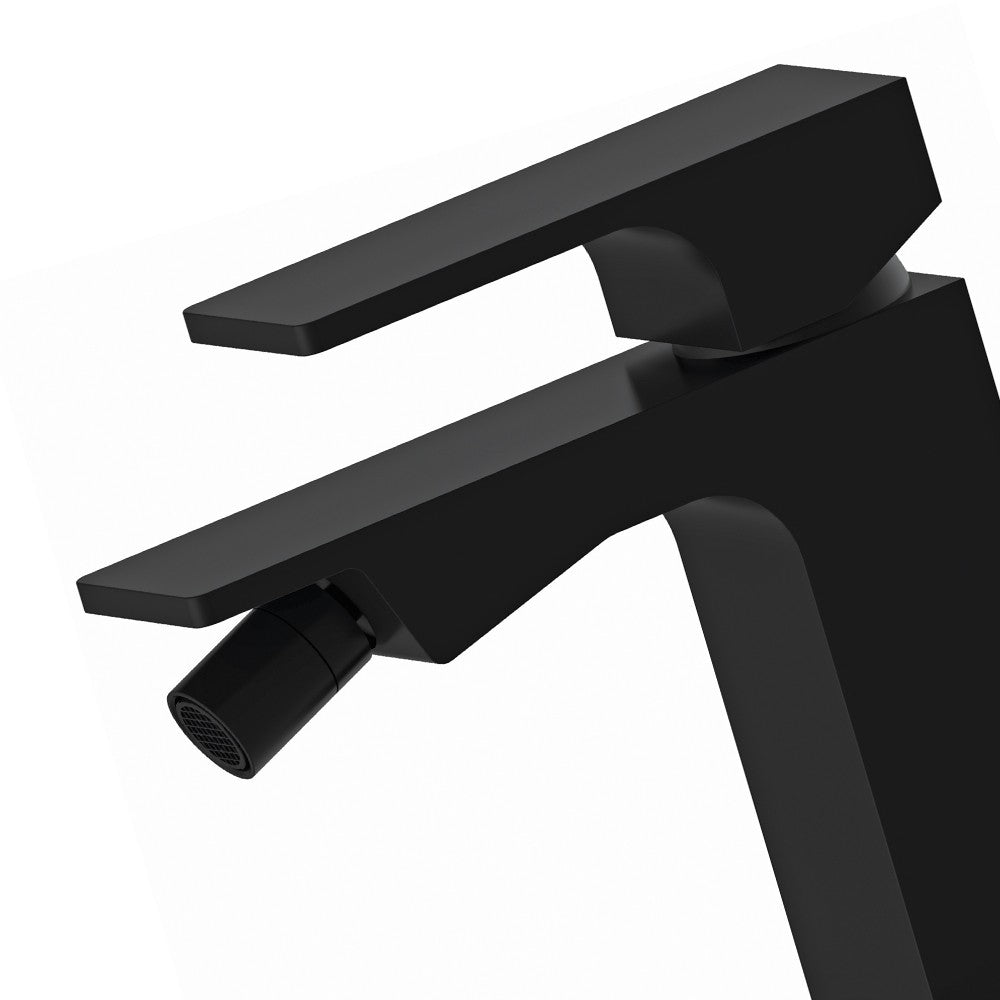 Miscelatore bidet nero opaco serie Absolute