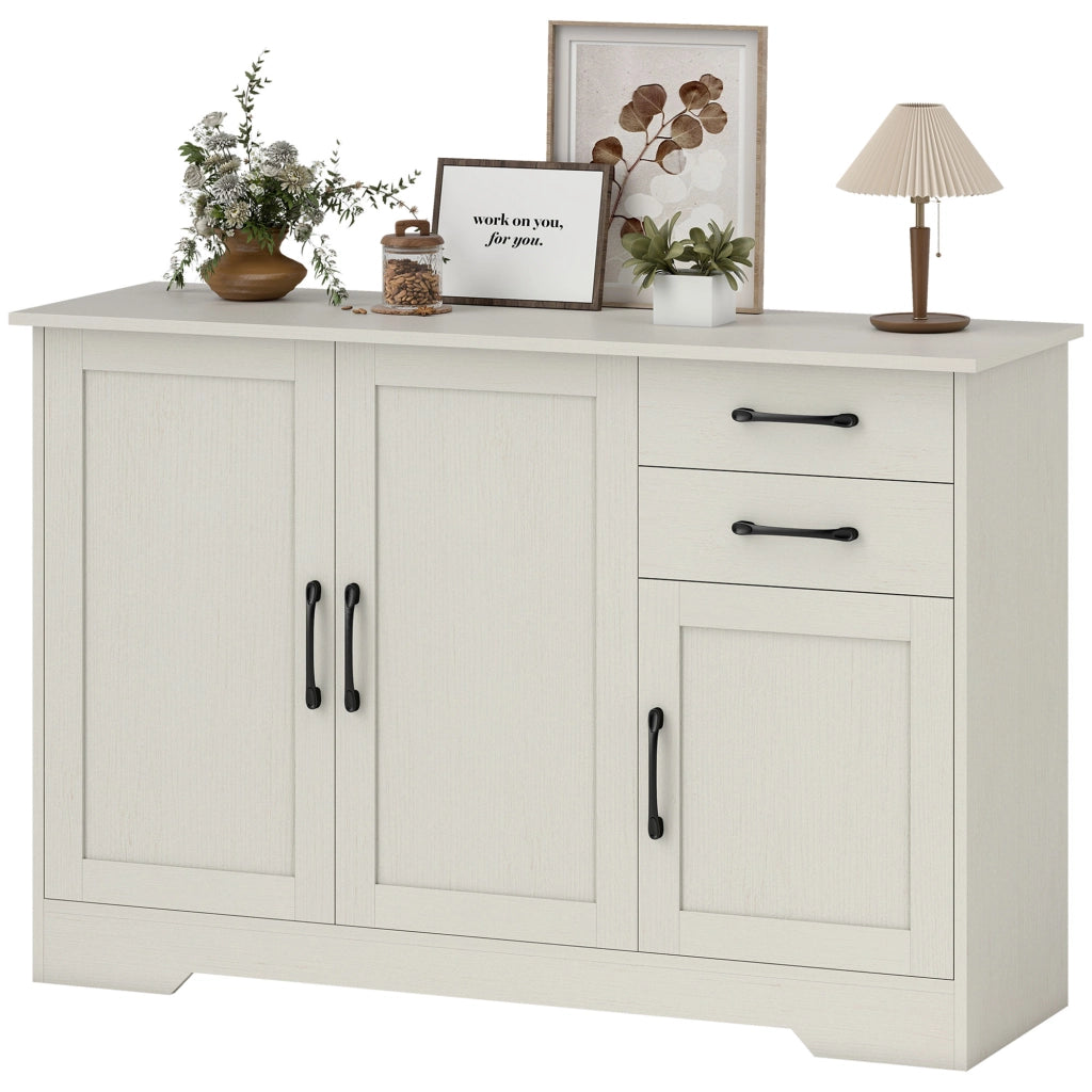 Consolle con cassetti e ante ¨C zephmum ¨C crema 120x38x79 cm