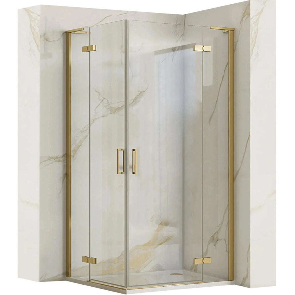 Cabina Doccia Rea Hugo 90x90 Gold Brush