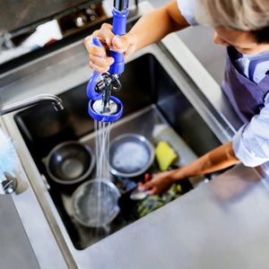 Rubinetto per Lavandino da Cucina con Tubo Flessibile e Rubinetto Addizionale