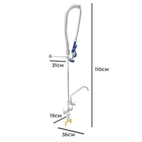 Rubinetto per Lavandino da Cucina con Tubo Flessibile e Rubinetto Addizionale