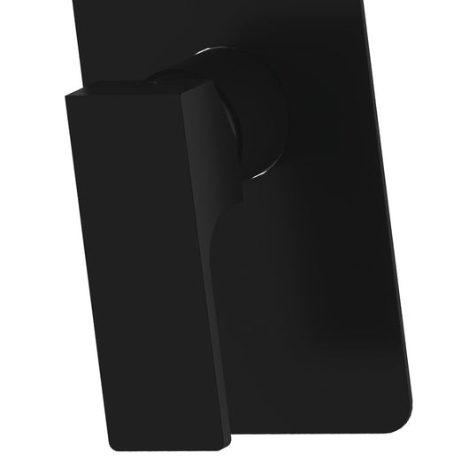 Miscelatore incasso vasca o doccia con deviatore nero opaco serie Absolute