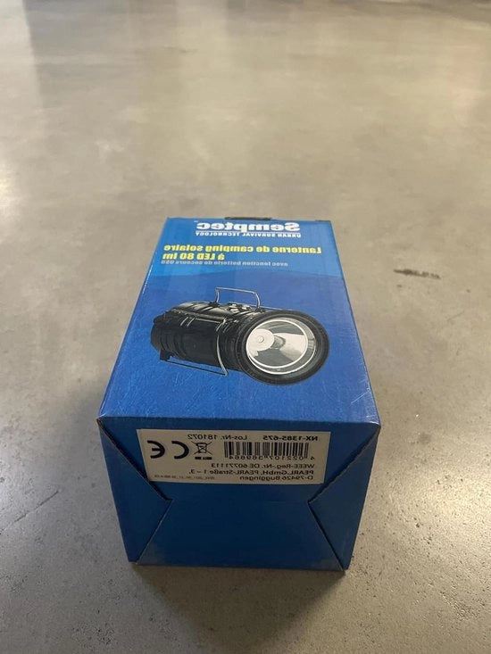 Lampada da campeggio 3 in 1 alimentata da pannelli solari con caricabatteria USB - 80 lumen - torcia da tasca, lampada da tavolo per l'attrezzatura da campeggio
