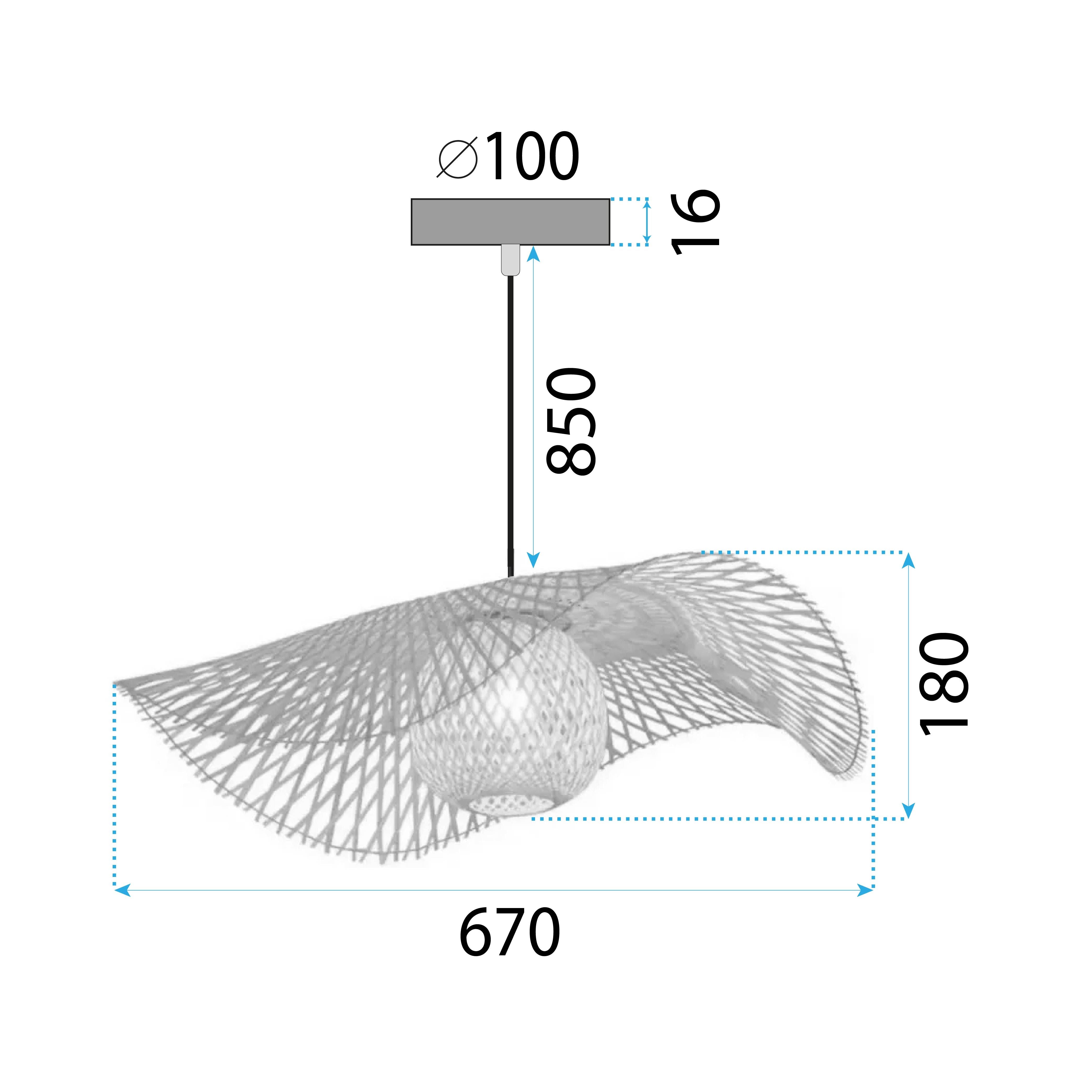 Lampada Boho APP1548-1CP