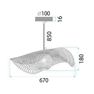 Lampada Boho APP1548-1CP