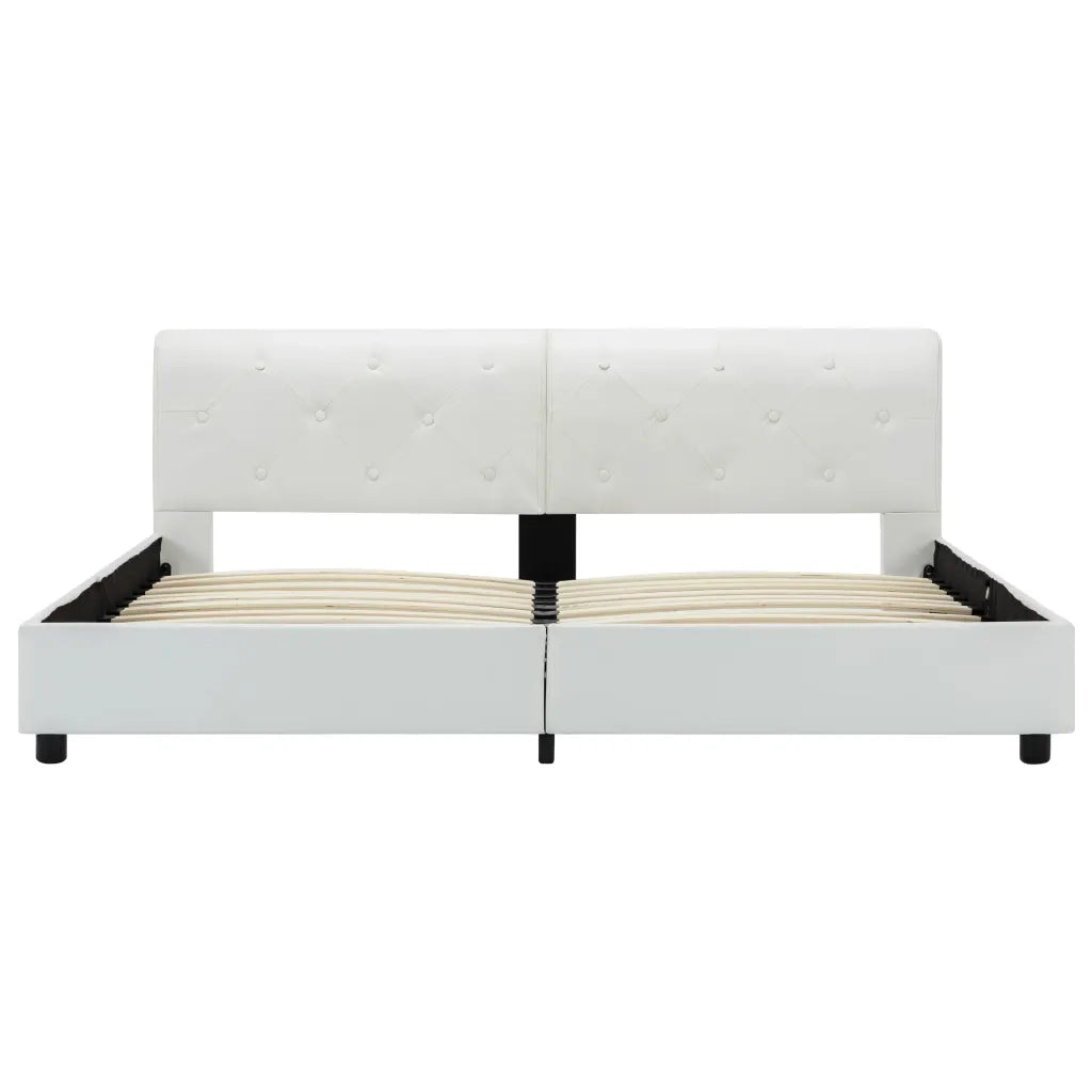 Giroletto Bianco in Similpelle 160x200 cm cod mxl 59054
