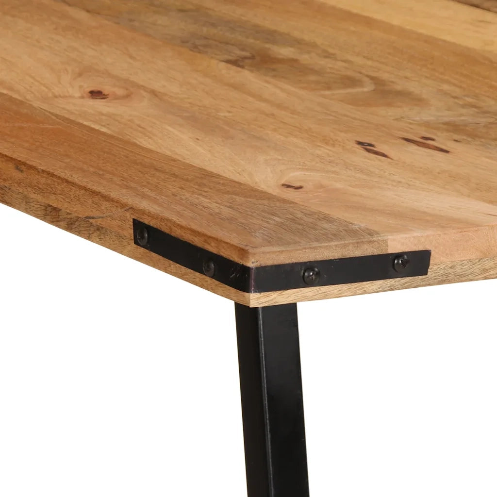 vidaXL Tavolo da Pranzo 200x100x75 cm in Legno Massello di Mango