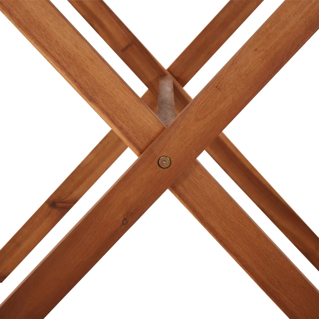 Tavolo da Giardino 110x67x74 cm in Legno Massello di Acacia cod mxl 47877