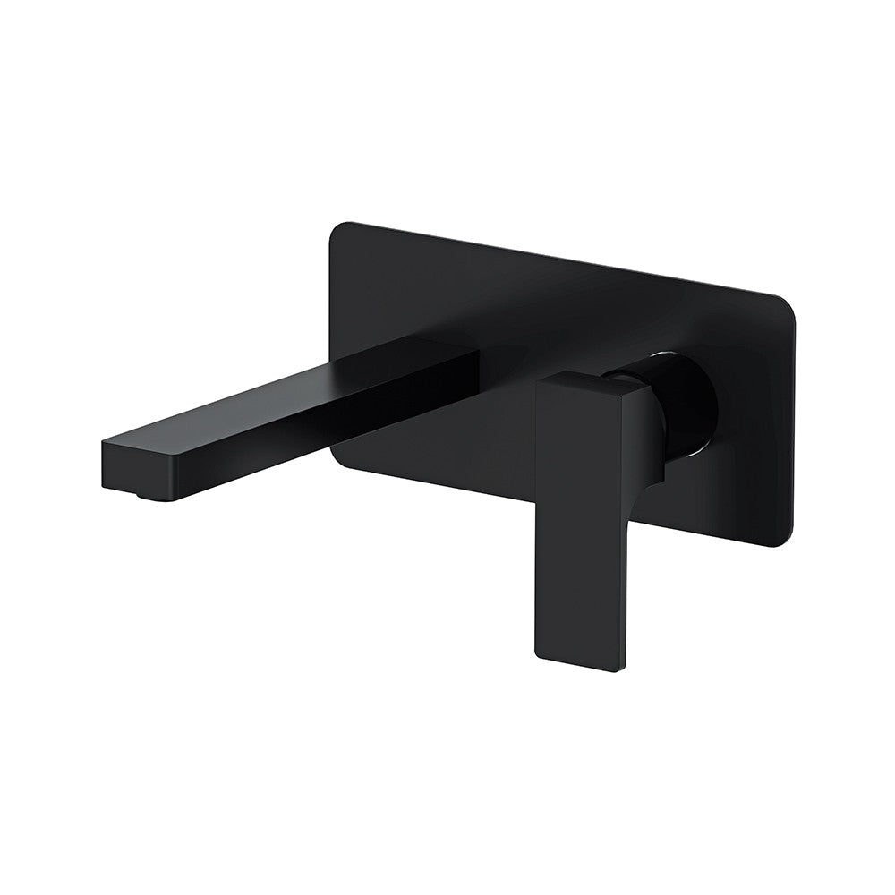 Miscelatore ad incasso per lavabo nero opaco serie Absolute