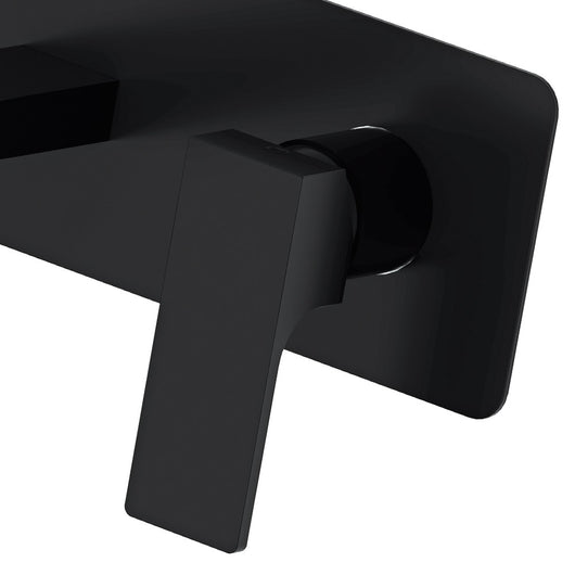 Miscelatore ad incasso per lavabo nero opaco serie Absolute