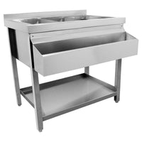 Cocktail Station da Bar e Pub in Acciaio Inossidabile per Preparare Cocktail