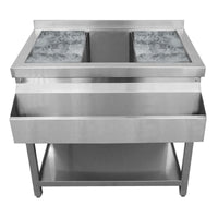 Cocktail Station da Bar e Pub in Acciaio Inossidabile per Preparare Cocktail