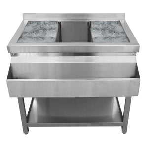 Cocktail Station da Bar e Pub in Acciaio Inossidabile per Preparare Cocktail