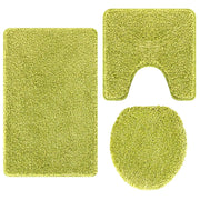 Set di tappetini antiscivolo per il bagno 3 pz Verde PP CFW5134063