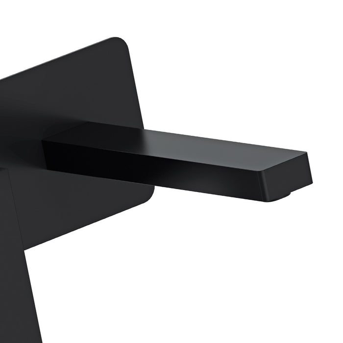 Miscelatore ad incasso per lavabo nero opaco serie Absolute