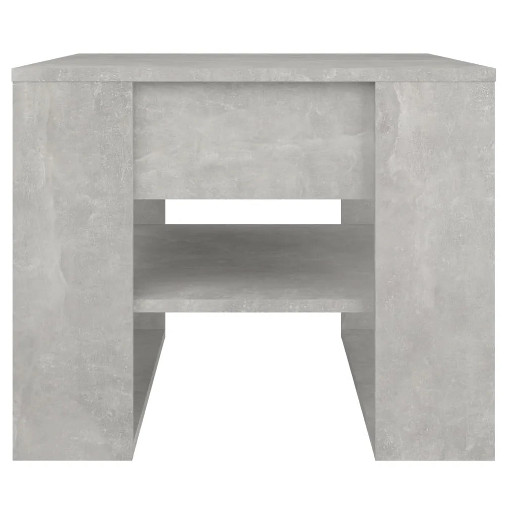 Tavolino salotto | Tavolino da caff¨¨ | Tavolino da Soggiorno Grigio Cemento 55,5x55x45 cm Legno Multistrato