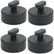 Supporto di Jack in Gomma - 4 Pezzi - Piastra di Supporto - Sostituzione per C5/C6/C7/C8/GS/Z - Accessorio Fondamentale - Aderenza Elevata - Piastra di Sollevamento