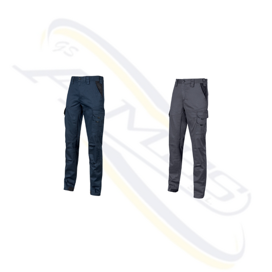 U POWER "GUAPO" PANTALONI DA LAVORO Colore: Grigio, Taglia: 3XL