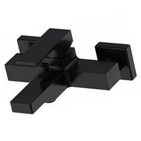 Miscelatore esterno vasca con kit doccia nero opaco serie Absolute