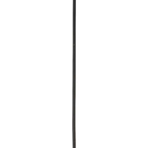 Sospensione Contemporanea Endor Acciaio Nero Vetro Bianco 1 Luce E27