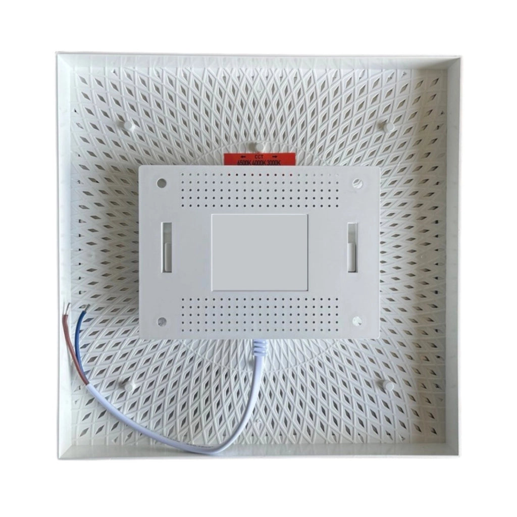 Plafoniera Pannello Led CCT Quadrato 160X160X43mm 18W 2300LM Montaggio a Plafone