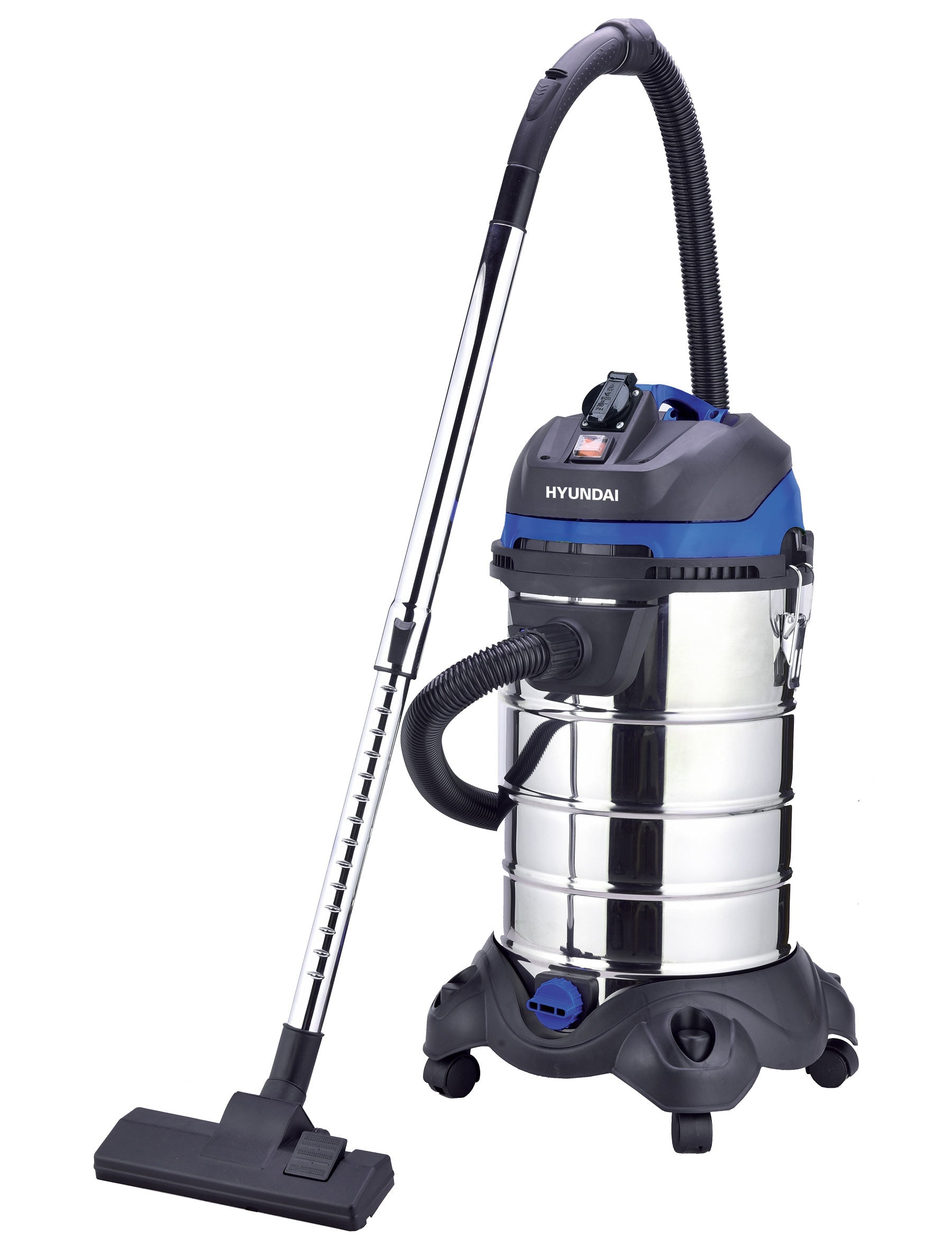 Aspirasolidi Aspiraliquidi Aspirapolvere 30 Lt 1200 W Doppia Presa 45031 Hyundai