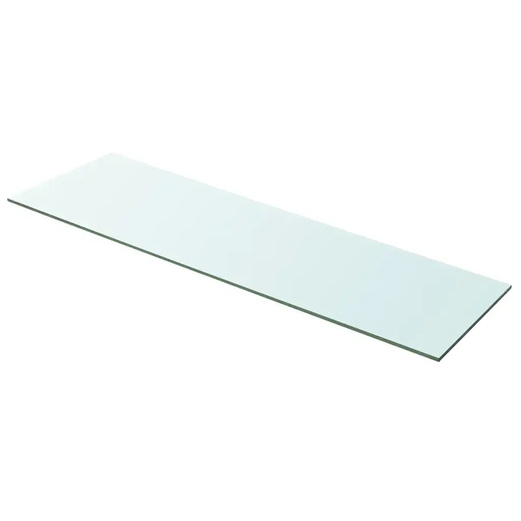 2 pz Mensole | Ripiano | Scaffale in Vetro Trasparente 100x30 cm