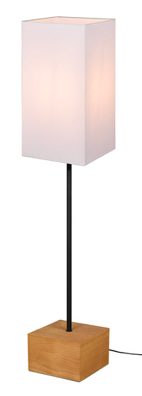 Lampada da Interno Attacco E27 in in Metallo e Legno Bianco