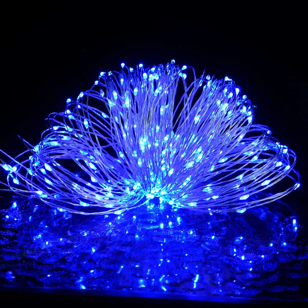 Stringa di Luce con 300 LED Blu 30 m cod mxl 58609