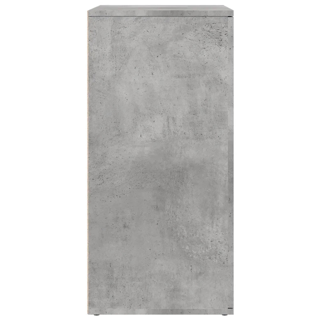Credenza Grigio Cemento 79x38x80 cm in Legno Multistrato