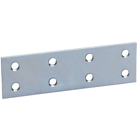 piastrina zincata dritta 8 fori cm.12 cod:ferx.2419