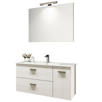 Mobile bagno sospeso Betty con lavabo e specchio