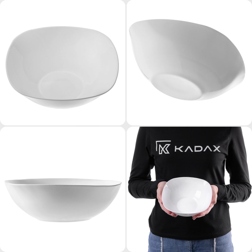 Servizio di stoviglie KADAX da 36 piatti, colore bianco
