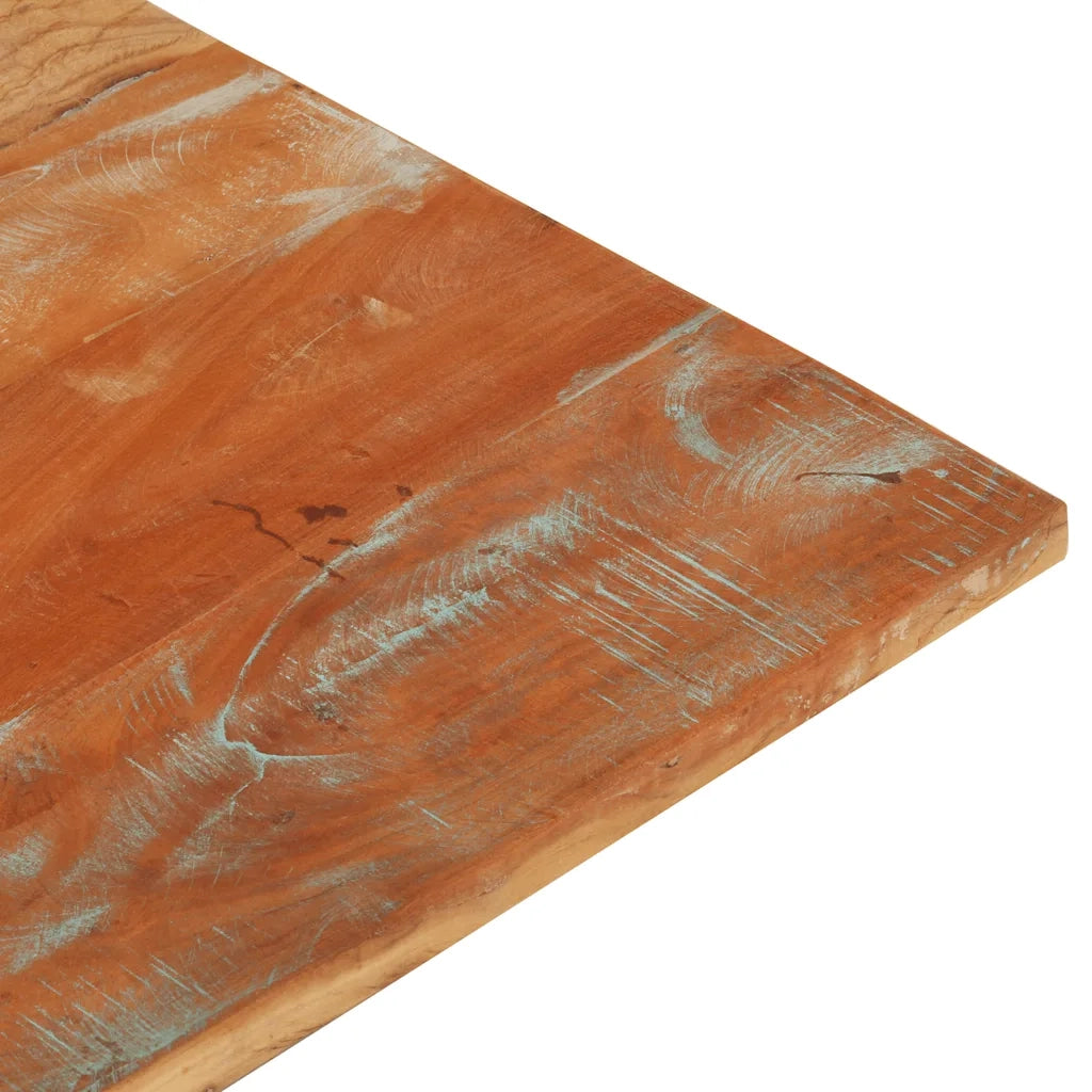Piano Tavolo Rettangolare 70x80 cm 25-27 mm Legno di Recupero cod mxl 76754