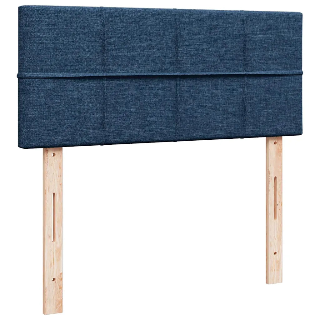 Giroletto a Molle con Materasso Blu 120x190 cm in Tessuto 3285833