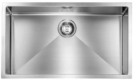 Lavello FILORAGGIATO 77X45X19 1 vasca ACCIAIO INOX 012026.X0.01.2018